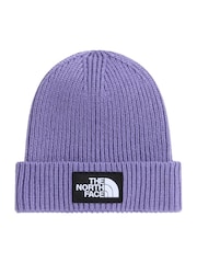 The North Face Purple Kids Cabin Ski Tuke Pom Beanie - Image 1 of 3