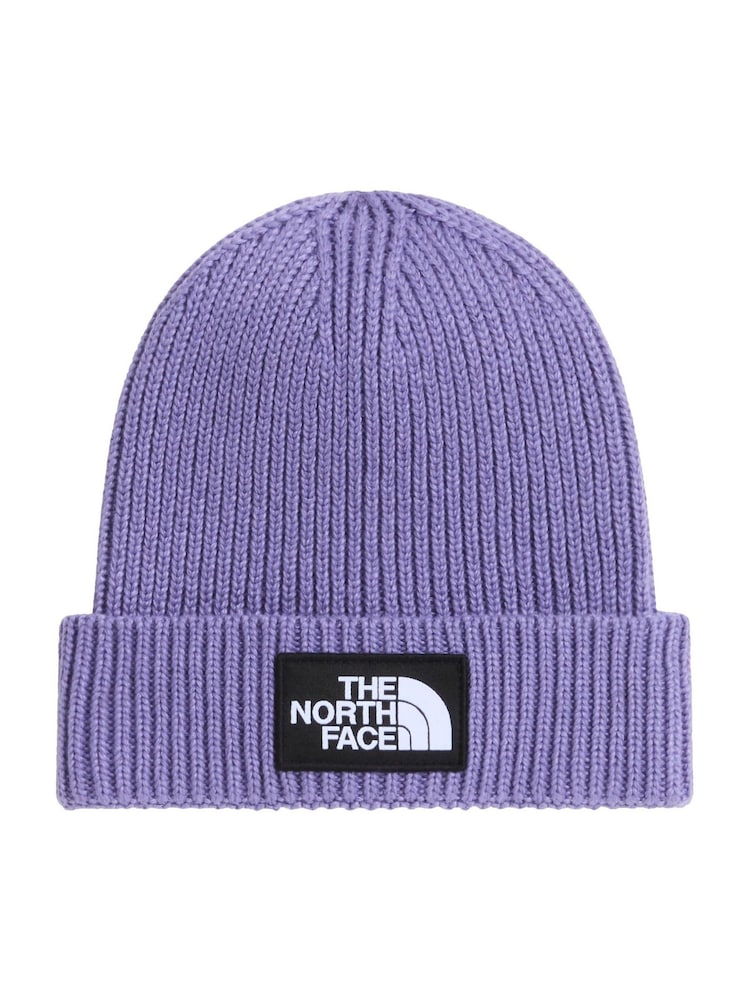 The North Face Purple Kids Cabin Ski Tuke Pom Beanie - Image 1 of 3 The North Face Purple Kids Cabin Ski Tuke Pom Beanie - Image 1 of 3