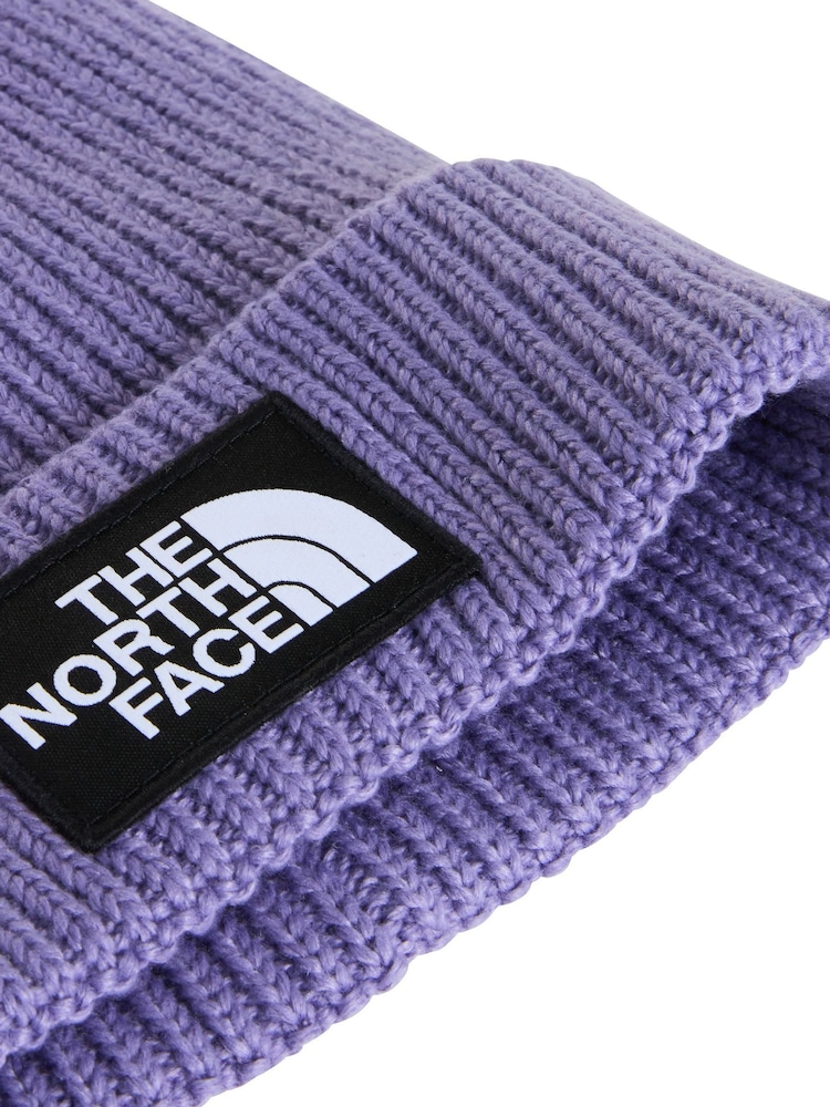 The North Face Purple Kids Cabin Ski Tuke Pom Beanie - Image 3 of 3 The North Face Purple Kids Cabin Ski Tuke Pom Beanie - Image 3 of 3