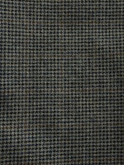 Green Regular Fit Nova Fides Italian Wool Blend Check Suit Trousers - Image 9 of 12