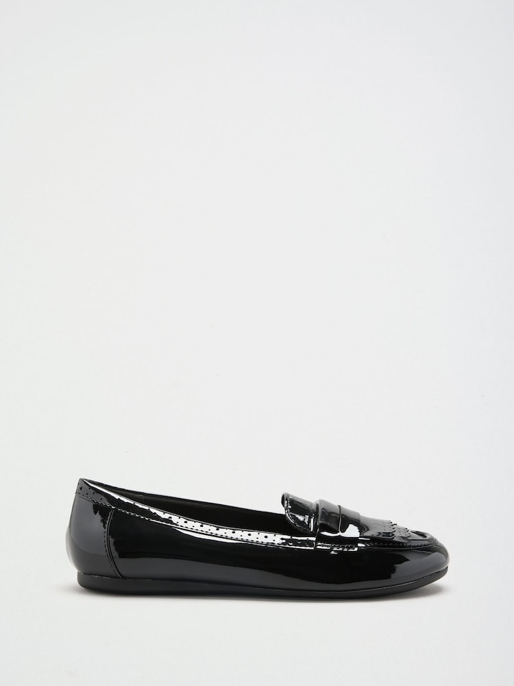 Mocasines Lipsy de charol con flecos, planos y ajustados, para ropa de oficina. - Imagen 4 de 4 Mocasines Lipsy de charol con flecos, planos y ajustados, para ropa de oficina. - Imagen 4 de 4