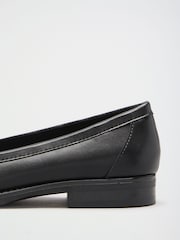 Noir - Mocassins plats et fins à franges Lipsy Vêtements de travail - Image 5 de 5