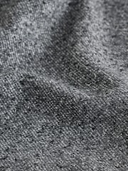 Charcoal Grey Loose Fit Boucle Suit Trousers - Image 3 of 5