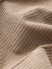 Tan Brown Signature Tailored Fit Pontoglio Italian Cashmere Blend Corduroy Suit Trousers - Image 10 of 10