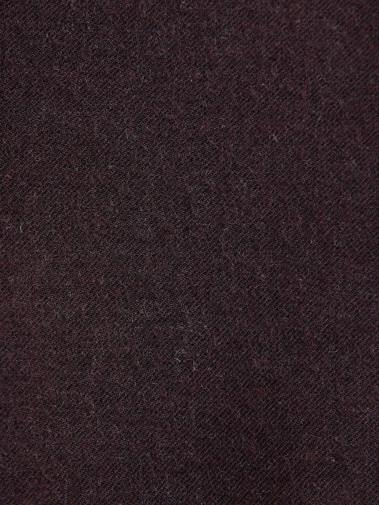Burgundy Red Slim Fit Wool Blend Flannel Suit Jacket - Image 11 of 11 Burgundy Red Slim Fit Wool Blend Flannel Suit Jacket - Image 11 of 11