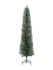 Homcom Green 7ft Pencil Artificial Christmas Tree With Realistic Branches - Image 5 of 6