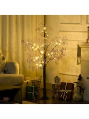 Homcom Green 4Ft Artificial Christmas Tree With Led Lights - Image 2 of 6