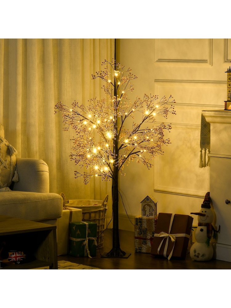 Homcom Green 4Ft Artificial Christmas Tree With Led Lights - Image 2 of 6