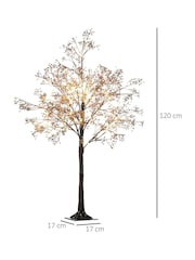 Homcom Green 4Ft Artificial Christmas Tree With Led Lights - Image 3 of 6