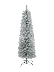 Homcom Green 5Ft Pencil Artificial Christmas Tree With Realistic Branches - Image 4 of 6