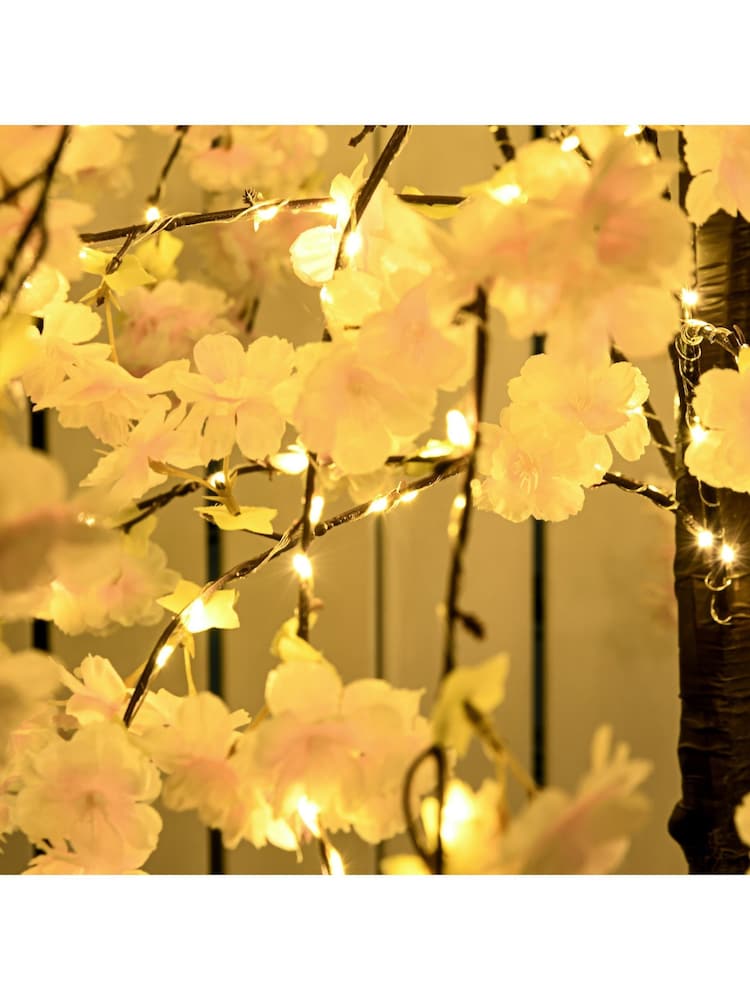 Homcom Olive Green 6Ft Tree Light With 300 Led Lights Artificial Tree - Image 6 of 6