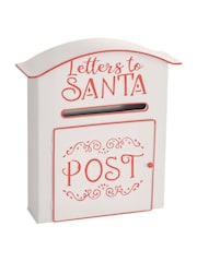 Homcom White Freestanding Or Wall-Mounted Christmas Post Box - Image 4 of 6