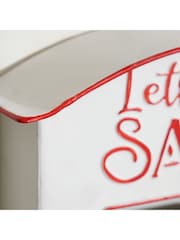 Homcom White Freestanding Or Wall-Mounted Christmas Post Box - Image 6 of 6