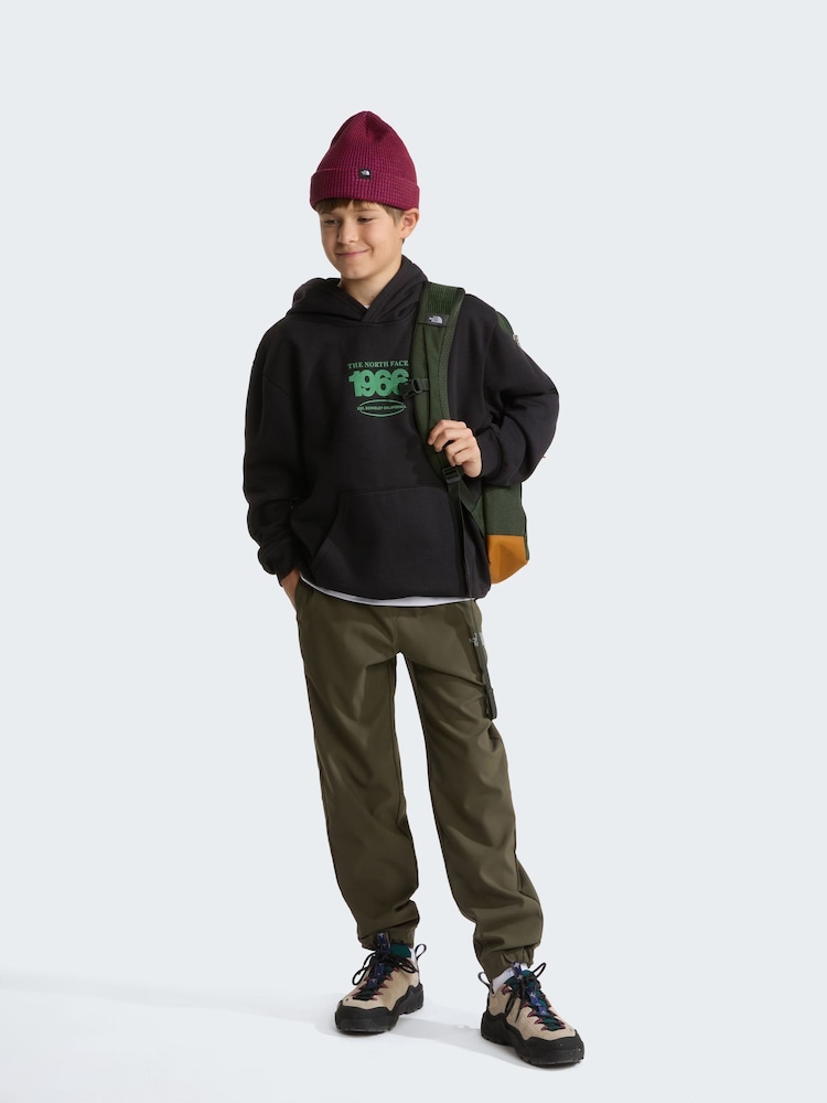 The North Face Black Teen Track Relaxed Graphic Hoodie - Image 2 of 5