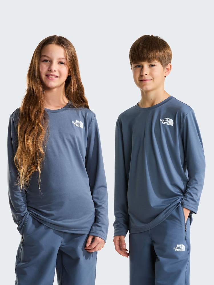 The North Face Grey 24/7 Long Sleeve Tech T-Shirt - Image 2 of 5