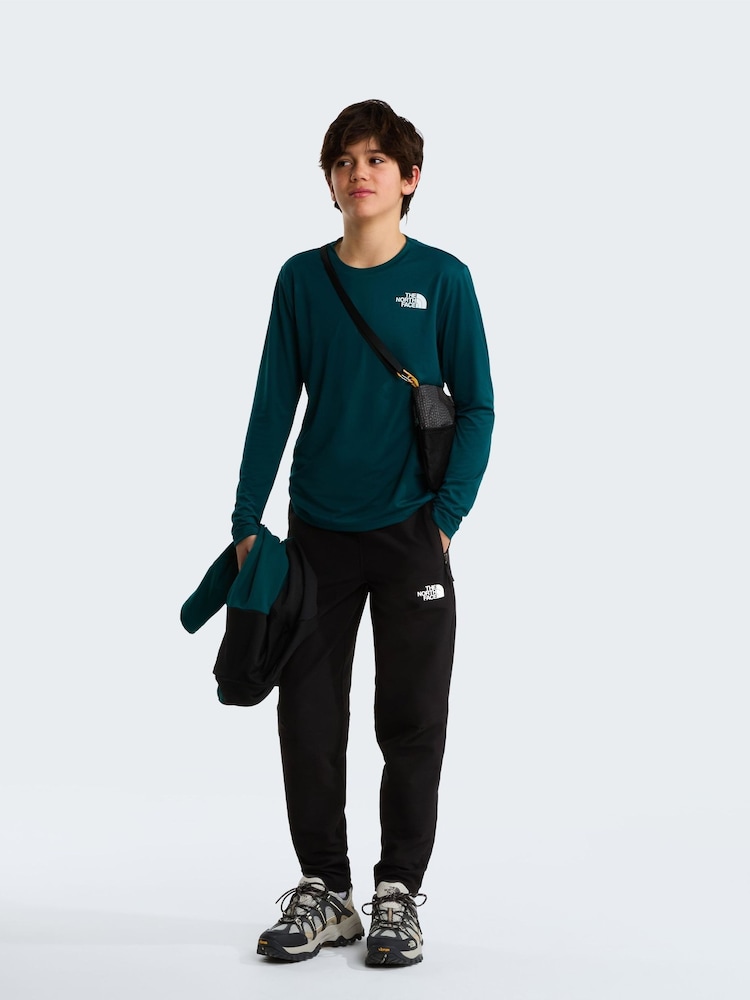 The North Face Green 24/7 Long Sleeve Tech T-Shirt - Image 1 of 5