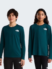 The North Face Green 24/7 Long Sleeve Tech T-Shirt - Image 3 of 5