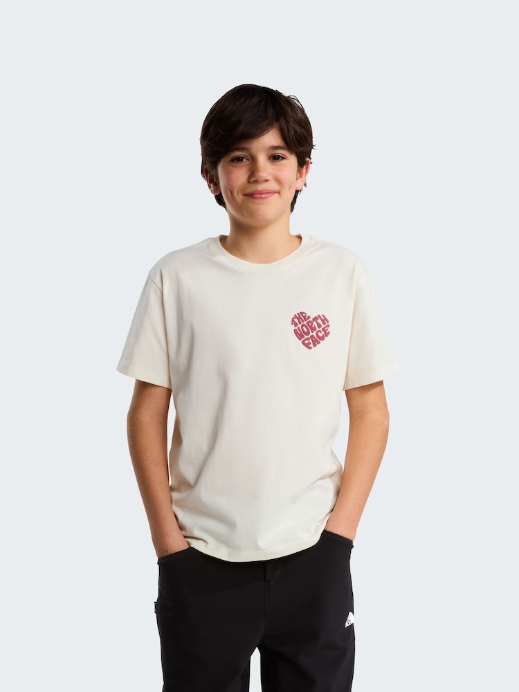 The North Face White Teen Proud Graphic Relaxed T-Shirt - Image 1 of 5