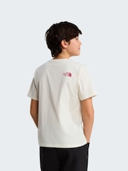 The North Face White Teen Proud Graphic Relaxed T-Shirt - Image 3 of 5