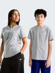 Grey - The North Face Tinejdžerski Evolution Simple Dome majica kratkih rukava - Slika 1 od 5