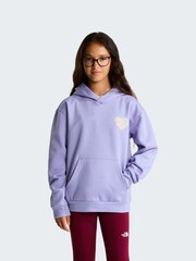 The North Face Purple Teen Proud Graphic Logo Relaced Hoodie - Image 1 of 5
