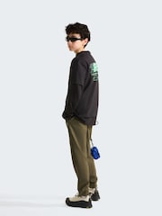 The North Face Black Teen Track Relaxed Graphic T-Shirt - Image 2 of 5