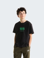 The North Face Black Teen Track Relaxed Graphic T-Shirt - Image 3 of 5