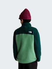 أخضر - سترة فليس Yumiori بسحاب بطول 1/4 من The North Face - صورة 3 من 5