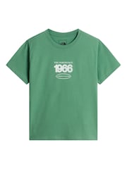 The North Face Green Teen Track Relaxed Graphic T-Shirt - Image 4 of 5
