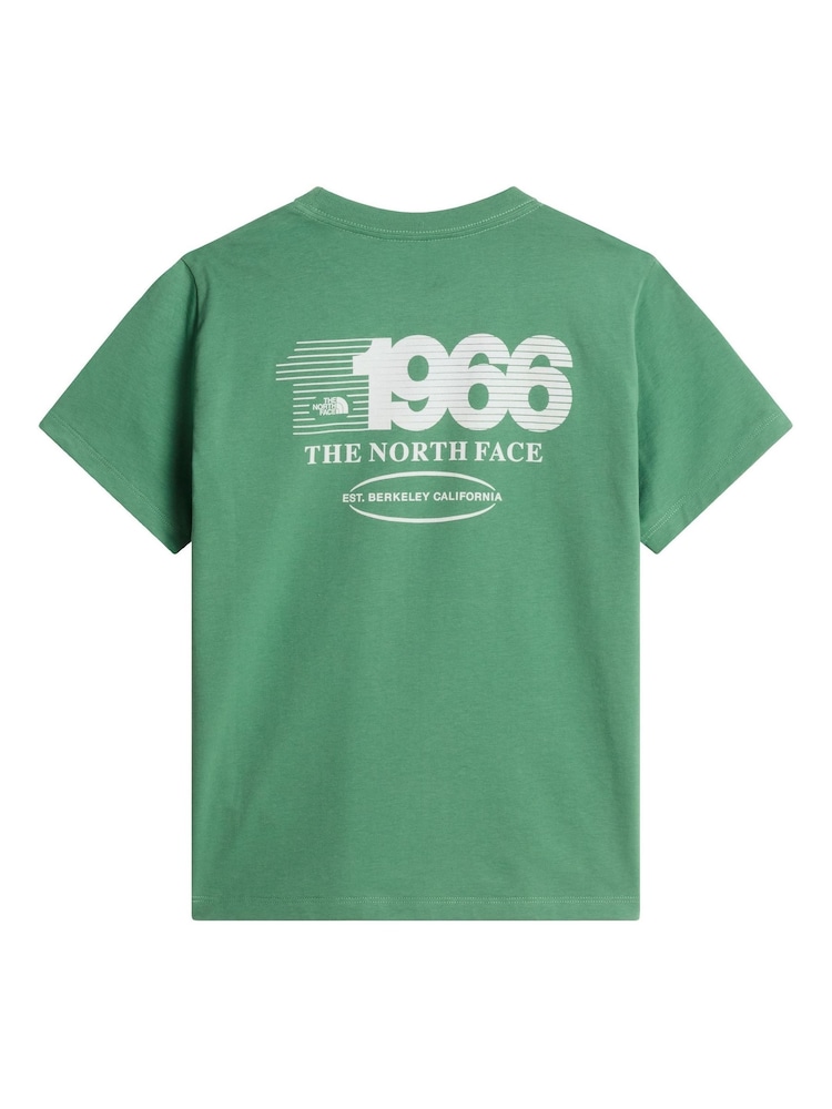 The North Face Green Teen Track Relaxed Graphic T-Shirt - Image 5 of 5 The North Face Green Teen Track Relaxed Graphic T-Shirt - Image 5 of 5