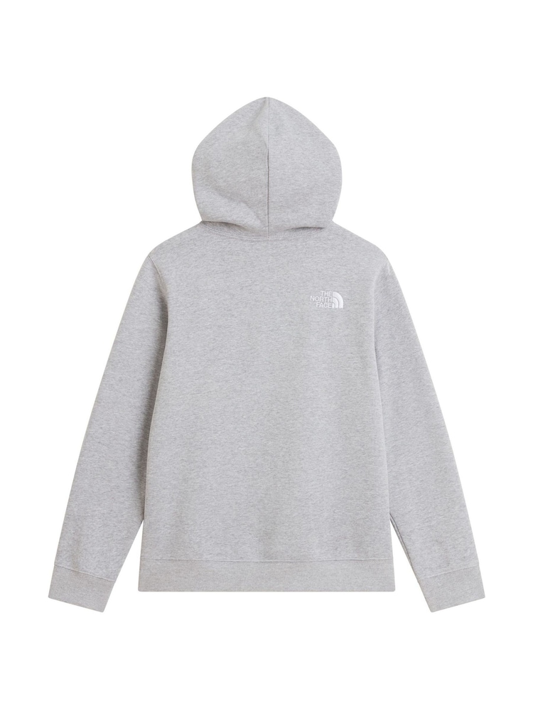 The North Face Grey Teen Essential Drew Peak Hoodie - Image 5 of 5 The North Face Grey Teen Essential Drew Peak Hoodie - Image 5 of 5