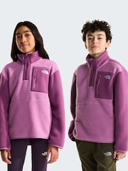 أرجواني - سترة فليس Yumiori بسحاب بطول 1/4 من The North Face - صورة 2 من 5