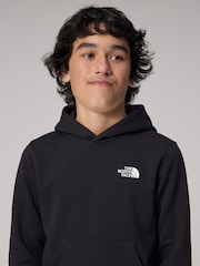 Czarny - The North Face Teen Evolution Simple Dome Hoodie - Obraz 3 z 7