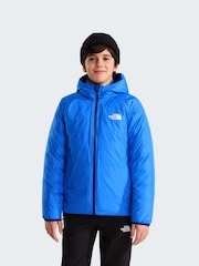 The North Face Blue Reversible Perrito Hooded Puffer Jacket - Image 3 of 8