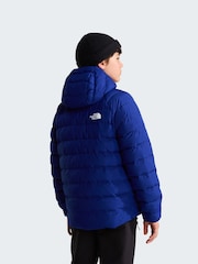 The North Face Blue Reversible Perrito Hooded Puffer Jacket - Image 4 of 8