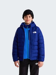 The North Face Blue Reversible Perrito Hooded Puffer Jacket - Image 5 of 8