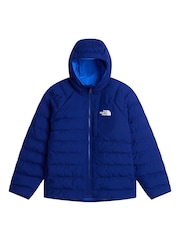 The North Face Blue Reversible Perrito Hooded Puffer Jacket - Image 7 of 8