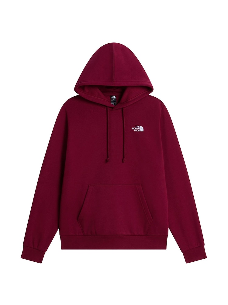 紅色 - The North Face Evolution Simple Dome Regular Hoodie - 圖片 1，共 2