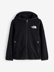 The North Face Black Teen Glacier Full Zip Hooded Fleece - Image 3 of 8