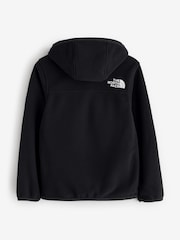 The North Face Black Teen Glacier Full Zip Hooded Fleece - Image 4 of 8