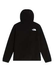 The North Face Black Teen Glacier Full Zip Hooded Fleece - Image 6 of 8