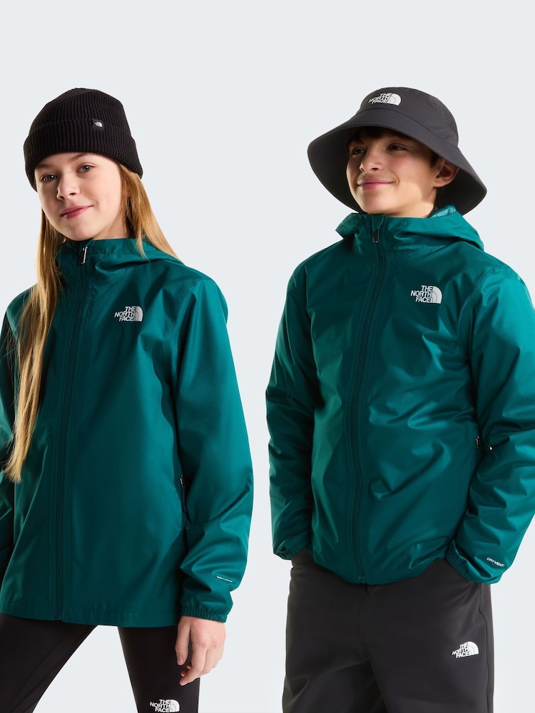 The North Face Green Teen Zipline Rain Jacket - Image 1 of 6 The North Face Green Teen Zipline Rain Jacket - Image 1 of 6