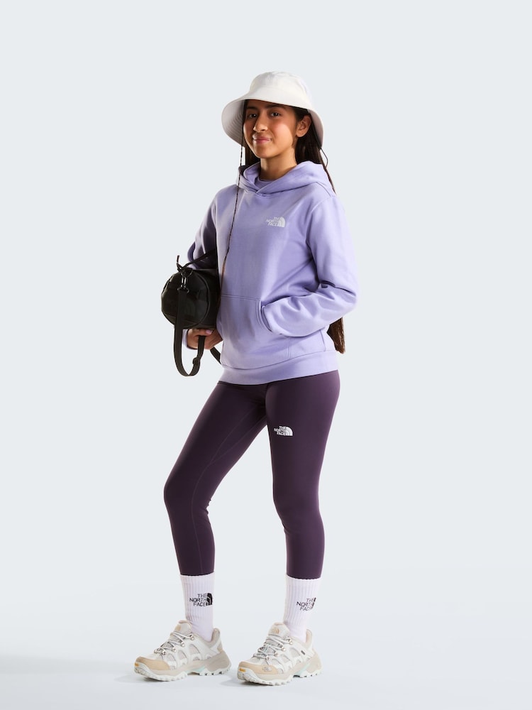 The North Face Purple Teen Evolution Box NSE Hoodie - Image 2 of 5 The North Face Purple Teen Evolution Box NSE Hoodie - Image 2 of 5