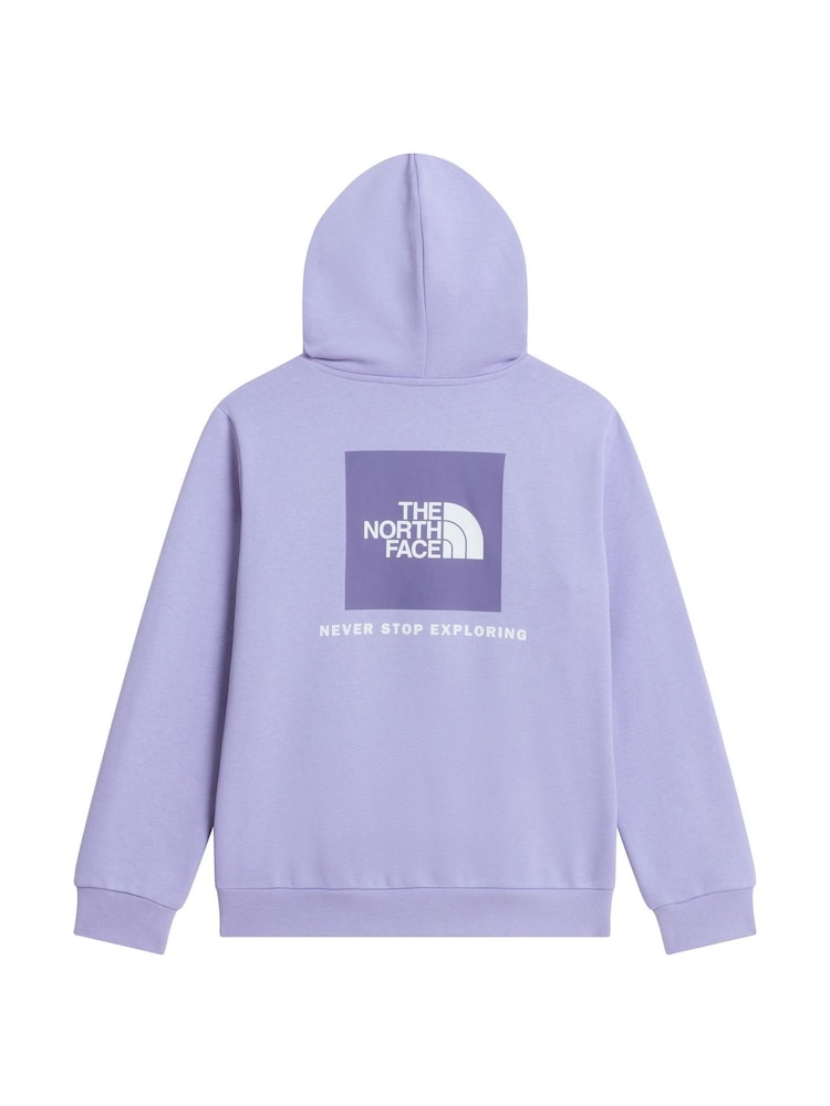 The North Face Purple Teen Evolution Box NSE Hoodie - Image 5 of 5 The North Face Purple Teen Evolution Box NSE Hoodie - Image 5 of 5