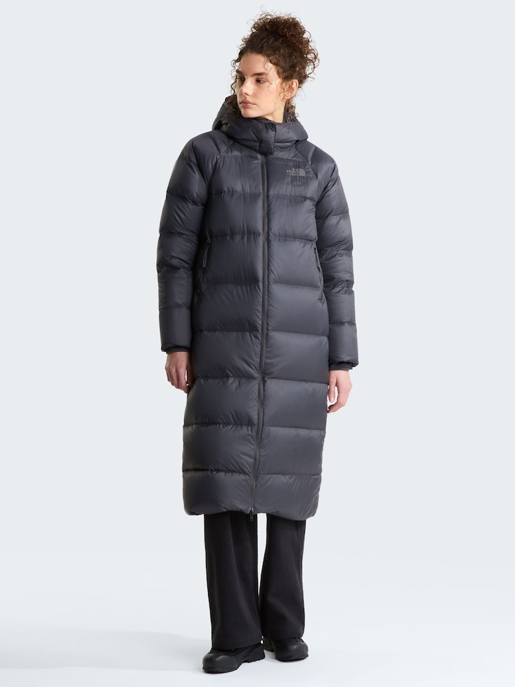 The North Face Grey Hydrenalite City Long Down Parka Jacket - Image 1 of 6 The North Face Grey Hydrenalite City Long Down Parka Jacket - Image 1 of 6