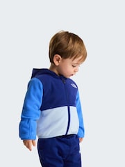 The North Face Blue Baby Glacier Full Zip Hooded Fleece - Image 2 of 6