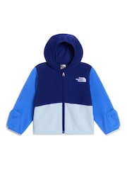 The North Face Blue Baby Glacier Full Zip Hooded Fleece - Image 5 of 6