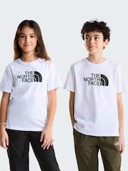 The North Face White Teen Evolution Half Dome T-Shirt - Image 1 of 5