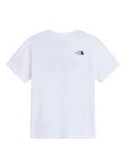The North Face White Teen Evolution Half Dome T-Shirt - Image 5 of 5