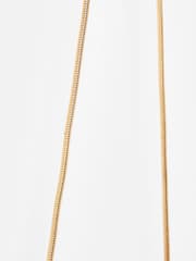 Oliver Bonas Pink Striped Faux Fur Cross-Body Bag - Image 4 of 6